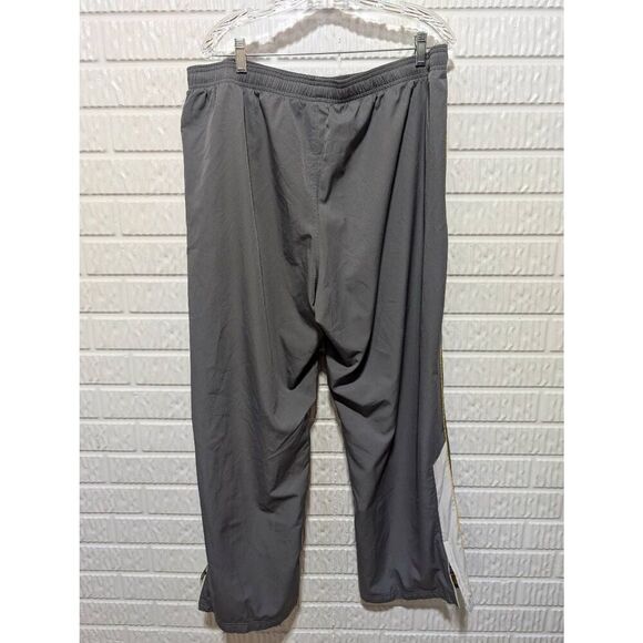 Under Armour Men's Gray Warm-Up Side Zip Ankle Drawstring Waist Pants Size L - Picture 3 of 7